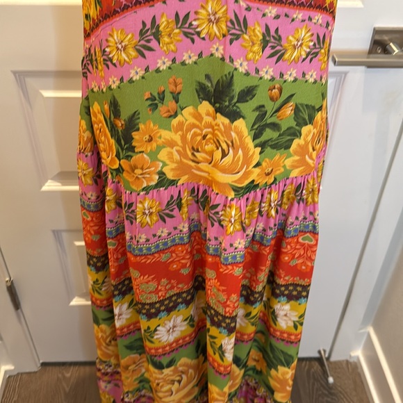 FARM Rio Long Flori Dress Size XS - Picture 6 of 10